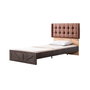 Hanah Home Cama Individual Antik Antracita y Marrón